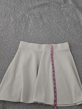 Zara Cream Circle Skirt